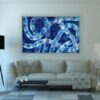 COUPLE abstract painting by Daniel Mikaelian