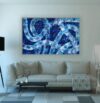 COUPLE abstract painting by Daniel Mikaelian