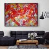 Broken Heart Abstract Painting