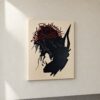 JESUS OF NAZARETH contemporary religious painting by Daniel Mikaelian – left view