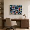 WARM & COOL warm and cool abstract painting by Daniel Mikaelian – front view