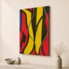 WOMENSHAPES figurative abstract acrylic painting right side view